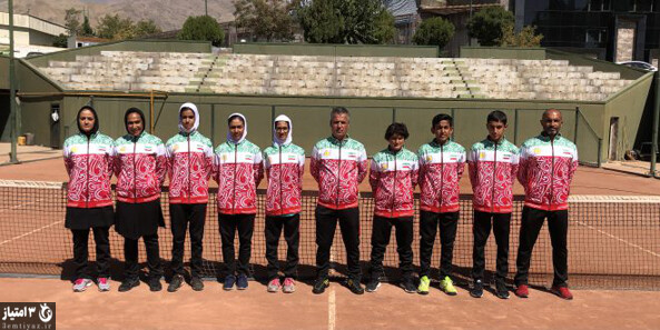 تیم های ملی تنیس زیر ۱۲ سال عازم اردن شدند
