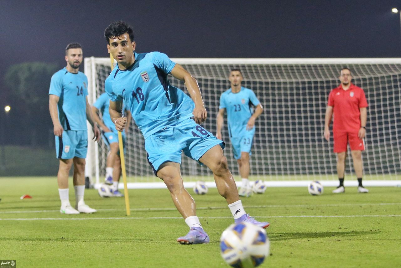 صالح حردانی تمرین تیم ملی