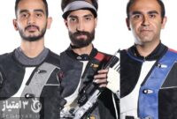 جایگاه چهارمی تیم تفنگ مردان ایران در مسابقات تیراندازی قهرمانی آسیا