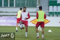 تمرین تاکتیکی ملی‌پوشان در زمین تمرین «آبردین»