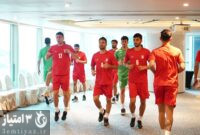 تمرین سبک تیم ملی فوتبال ایران در روز بازی با هنگ‌کنگ
