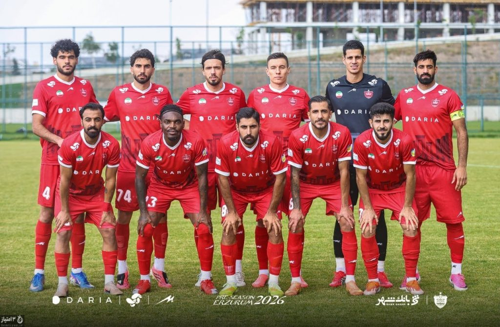 عکس تیمی پرسپولیس برای دیدار با آلانیا اسپورت